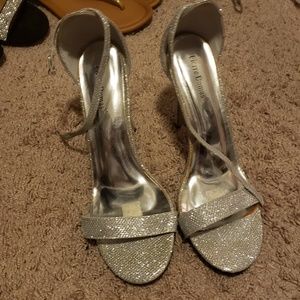Silver bridesmaid shoes